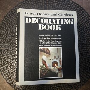 1976 Vintage Better Homes and Gardens Decorating Guide Book Home Decor Reading